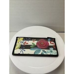 Bella Caroline Vinyl‎ Wallet Floral/Black Rare